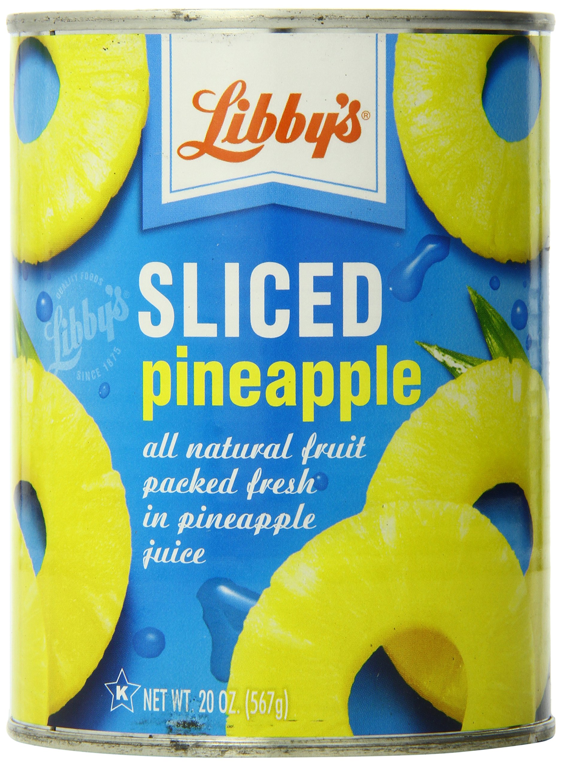 Libby's Sliced Pineapple, 20 Ounce (Pack of 12)