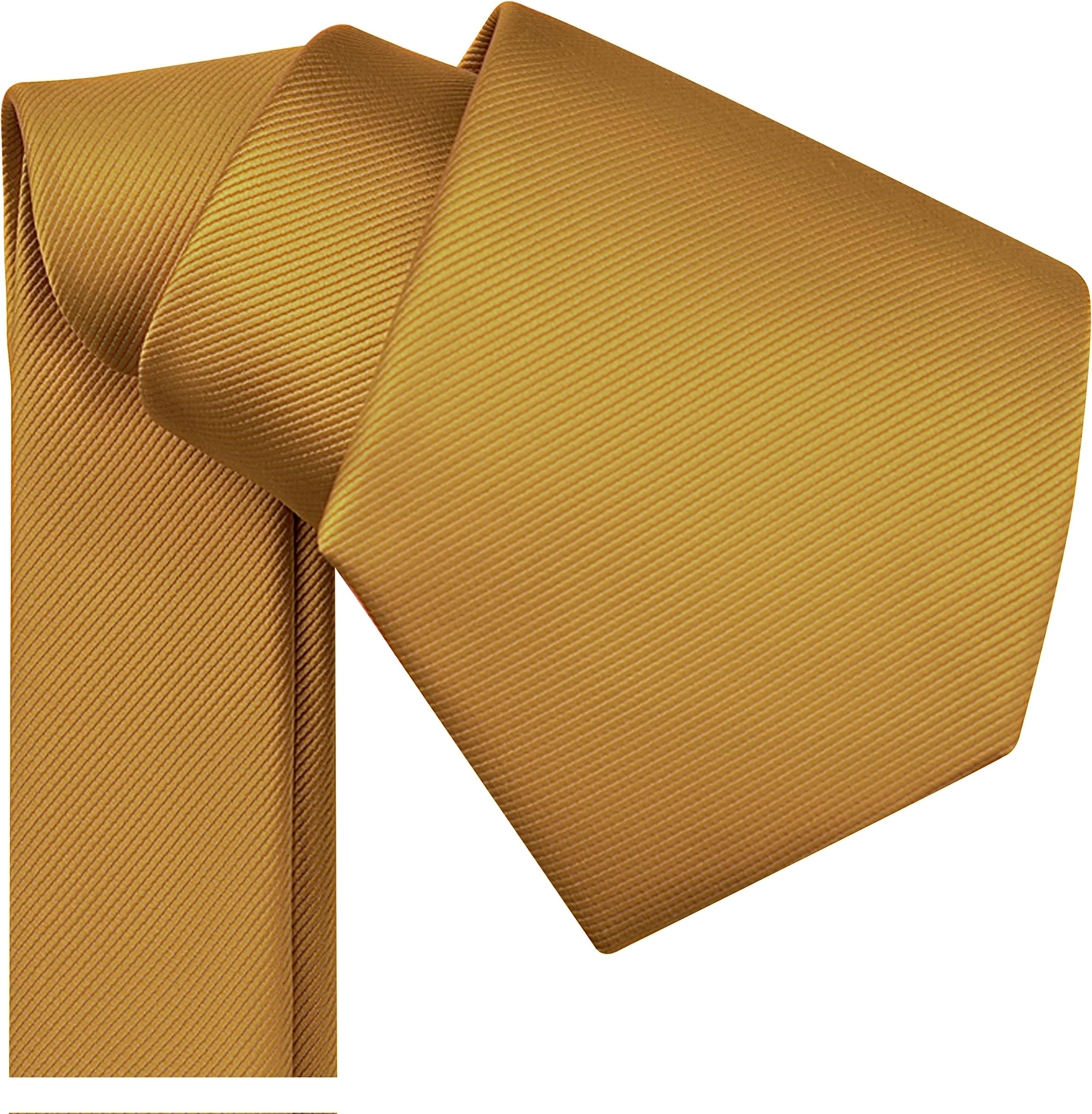 BranduceBranduce 3.15''8cm Men's Solid Color Formal Woven Necktie + Gift Box'