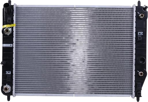 Engine Coolant Radiator Aluminum Compatible with Chevrolet Corvette 2005-2013 Replace OE# 10353889, 10353890 Automotive Replacement Engine Radiators