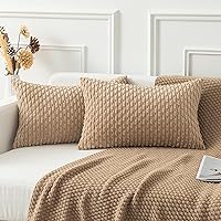 Vista 102 de K Kevin Textile - Paquete de 2 fundas de almohada decorativas bohemias de otoño de 20 x 20 pulgadas para sala de estar, sofá, cama, decoración