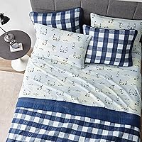 Vista 284 de Eddie Bauer - Full Sheets, Cotton Flannel Bedding Set, Brushed For Extra Softness, Cozy Home Decor (Dog Friends, Full)
