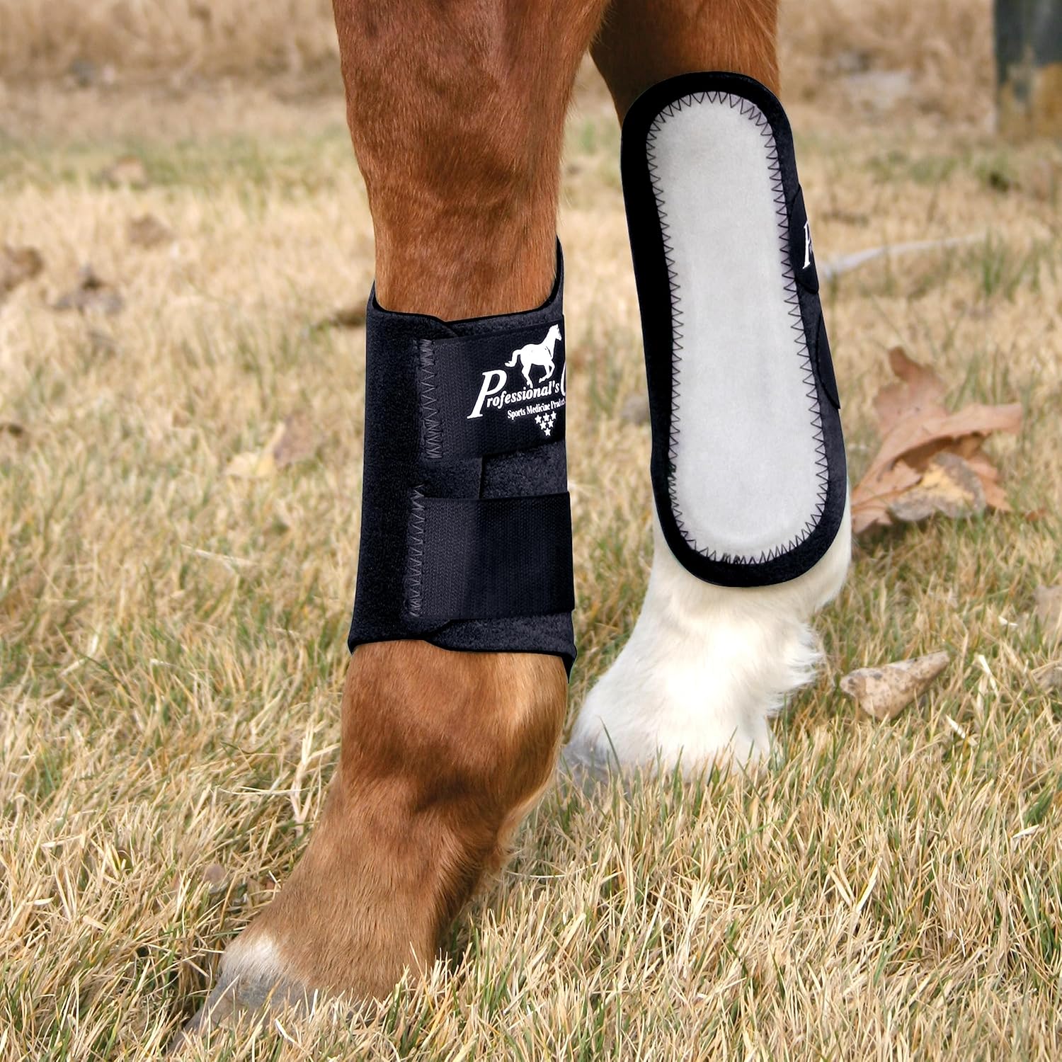Professional's Choice Equine Competitor Front Leg Splint Boot | Hook & Loop Closure | Sold in Pairs | One Size Fits All