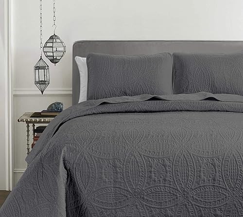 Miniatura 3 de Chezmoi Collection Austin - Juego de colcha de 3 piezas