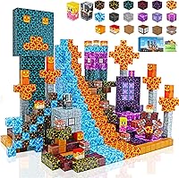 LionFuny 150PCS Magnetic Building Blocks - Volcano Explore STEM Set for Kids 3-12, Safe Magnet Tiles Toys Boys Girls