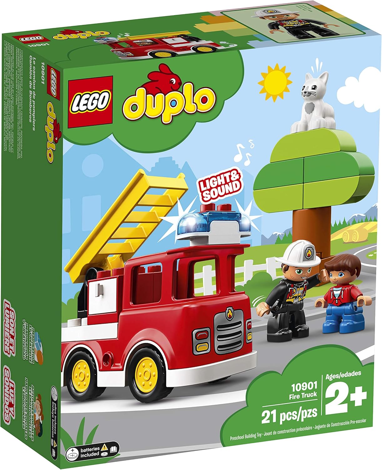 Blасk Frіdау - 60% оƒƒ LEGO DUPLO Town Fire Truck 10901 Building Blocks (21 Pieces)