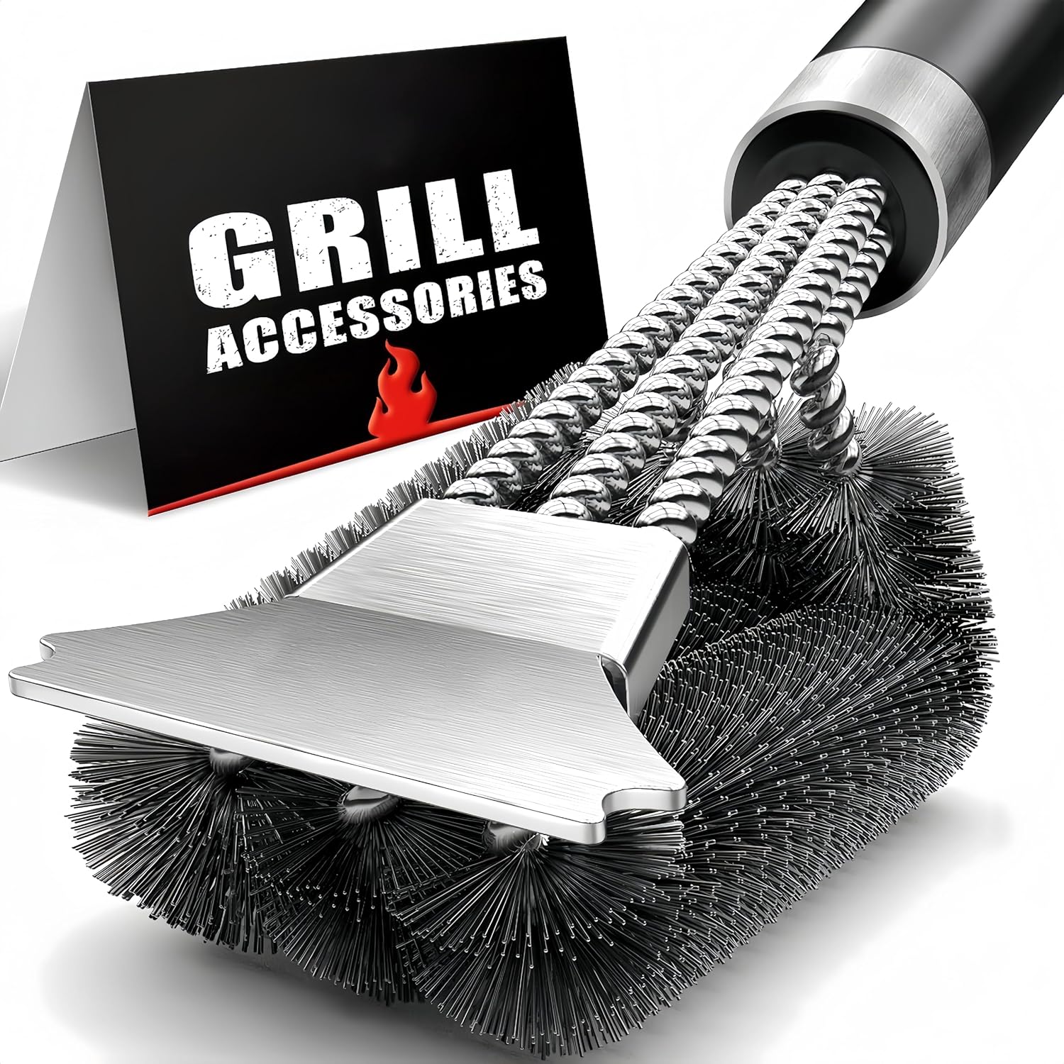 Grill Rescue BrushBristle Free BBQ Grill Accessories and