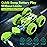 Remote Control Car RC Cars Toys for Boys Girls Ages 6-12, Upgraded USB-C Modular Batteries, Threeking 4WD Stunt Car with Breathing Soft Lights, Double-Sided Driving & 360 Flips, Presents Gifts, Green