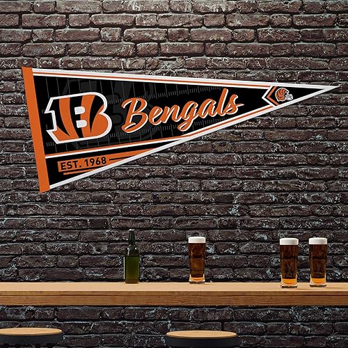 Vista 88 de Rico Industries NFL Football Classic - Banderín de fieltro de 12 x 30 pulgadas para decoración de pared, ideal para el hogar, dormitorio, decoración