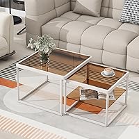 Vista 25 de Mesa auxiliar elevable, mesa auxiliar multifuncional con estantes abiertos, mesa de comedor moderna para sala de estar, oficina en casa (negro #004)