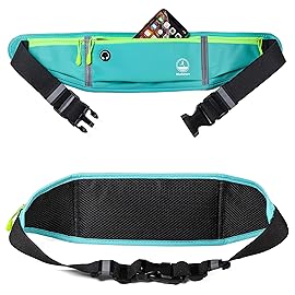Slim Running Belt, Fanny Packs for Women Men, Waist Pack Running Fanny Pack Money Belt Phone Holder for Running Hiking Cycling Sports