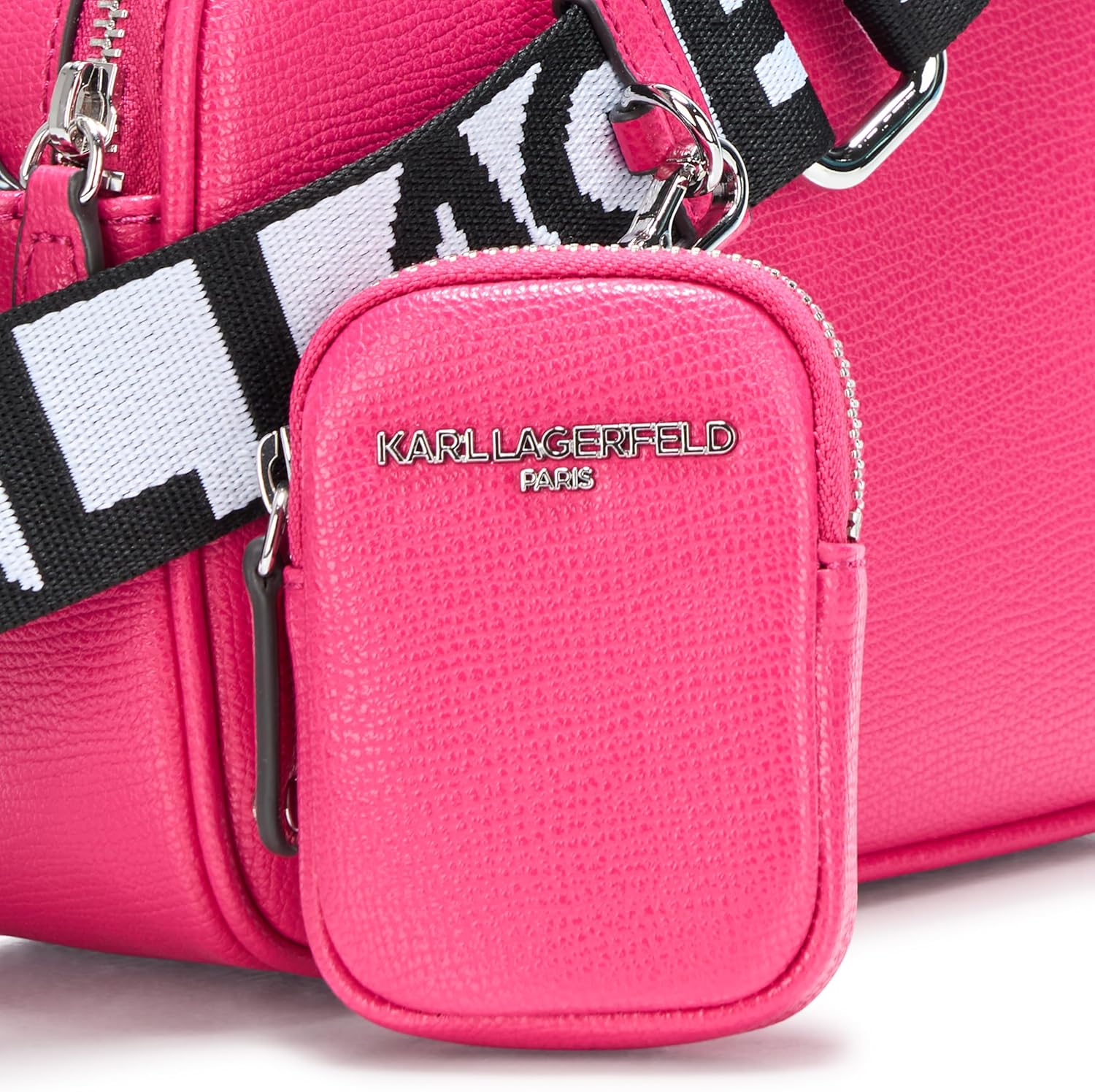 KARL LAGERFELD womens Maybelle Solid Crossbody With Small Pouch - Image 3