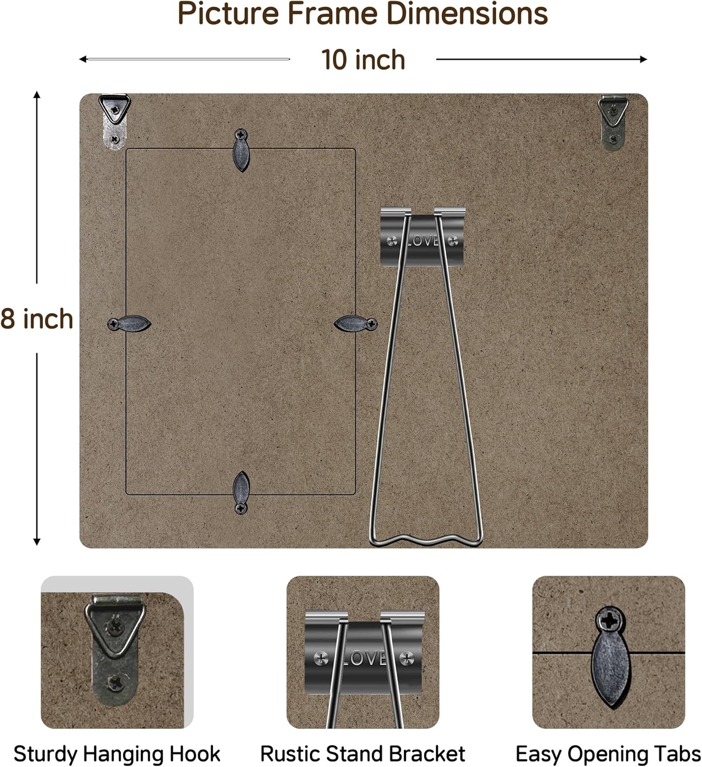 Mom Boy Picture Frame Gifts for Son, Life is Better with My Boys Wooden Picture Frames, 4x6 inch Photo - Image 7