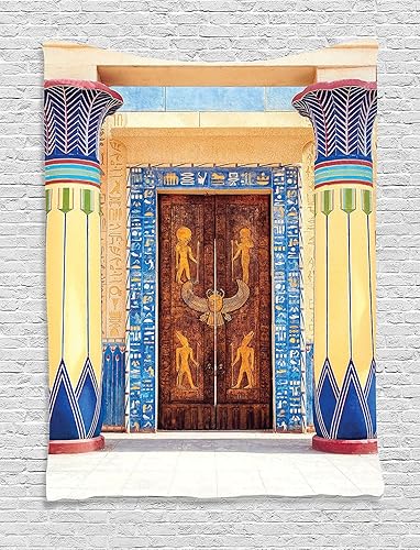 Miniatura 169 de Ambesonne Tapiz de fiesta de los años 70, caja retro en arte pop, música de baile, composición colorida impresa, para colgar en la pared para