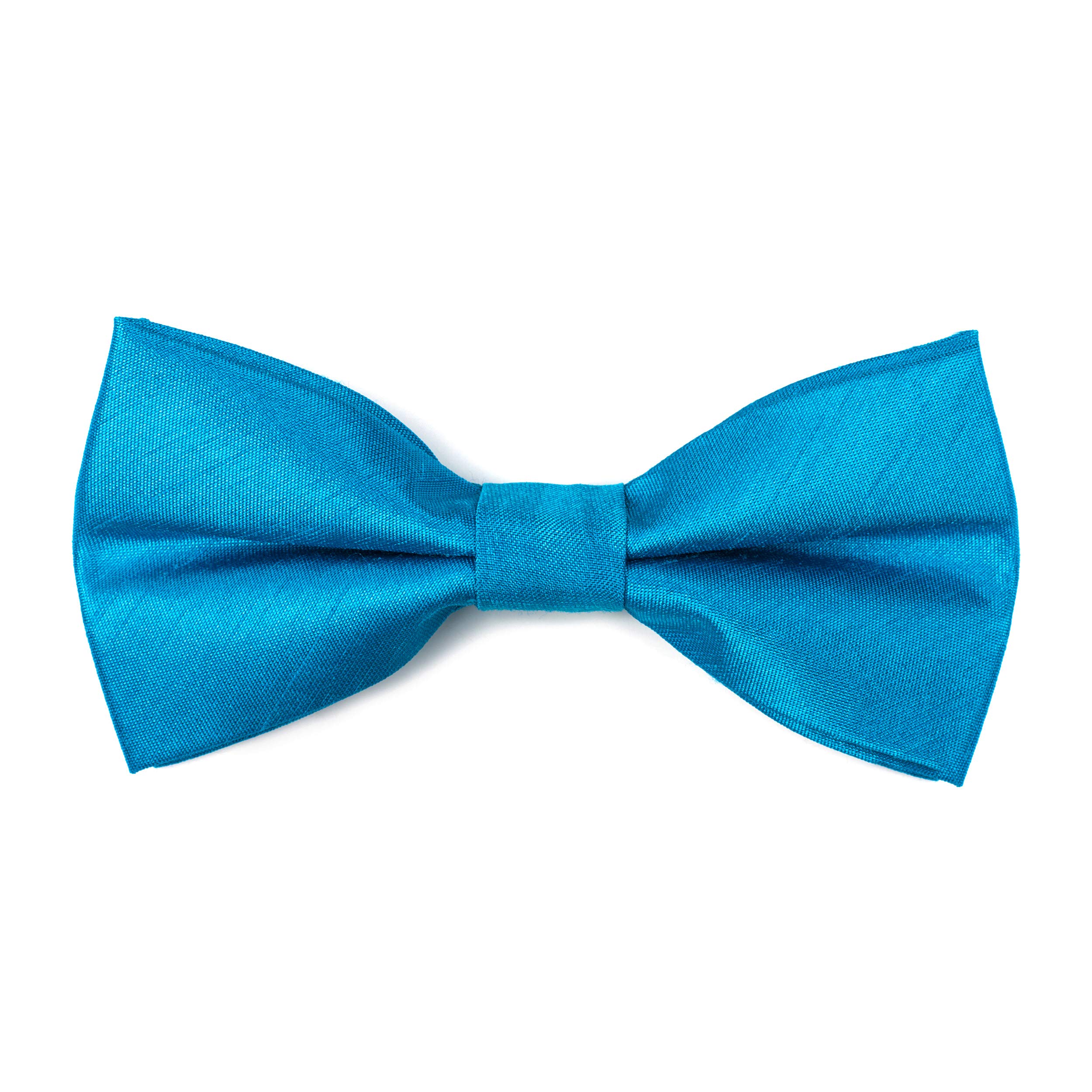 Abel & Burke Crystal Teal Shantung Bow Tie #AB-BB1005/2