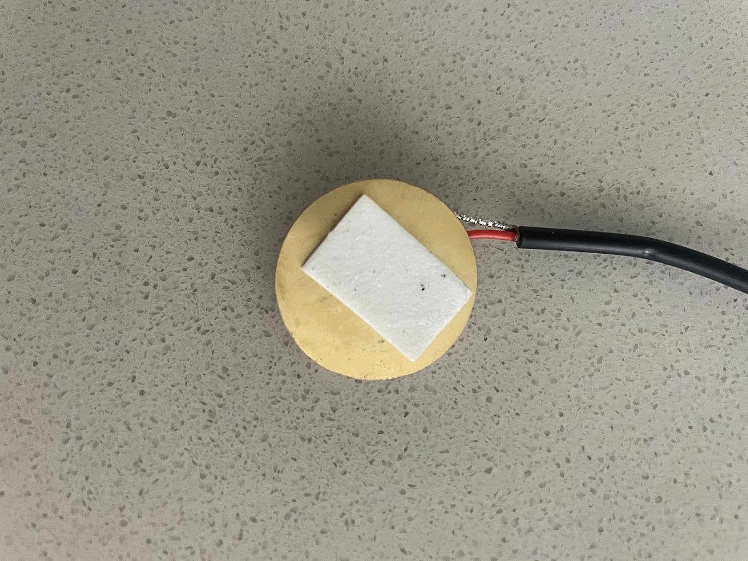 New Company Guitar Hero Replacement Yellow Piezo Disc with 6 Ft 3.5mm Mono Cable for Drumset Pedal | Bass Drum Repair | Compatible with Xbox 360, PS3, Wii