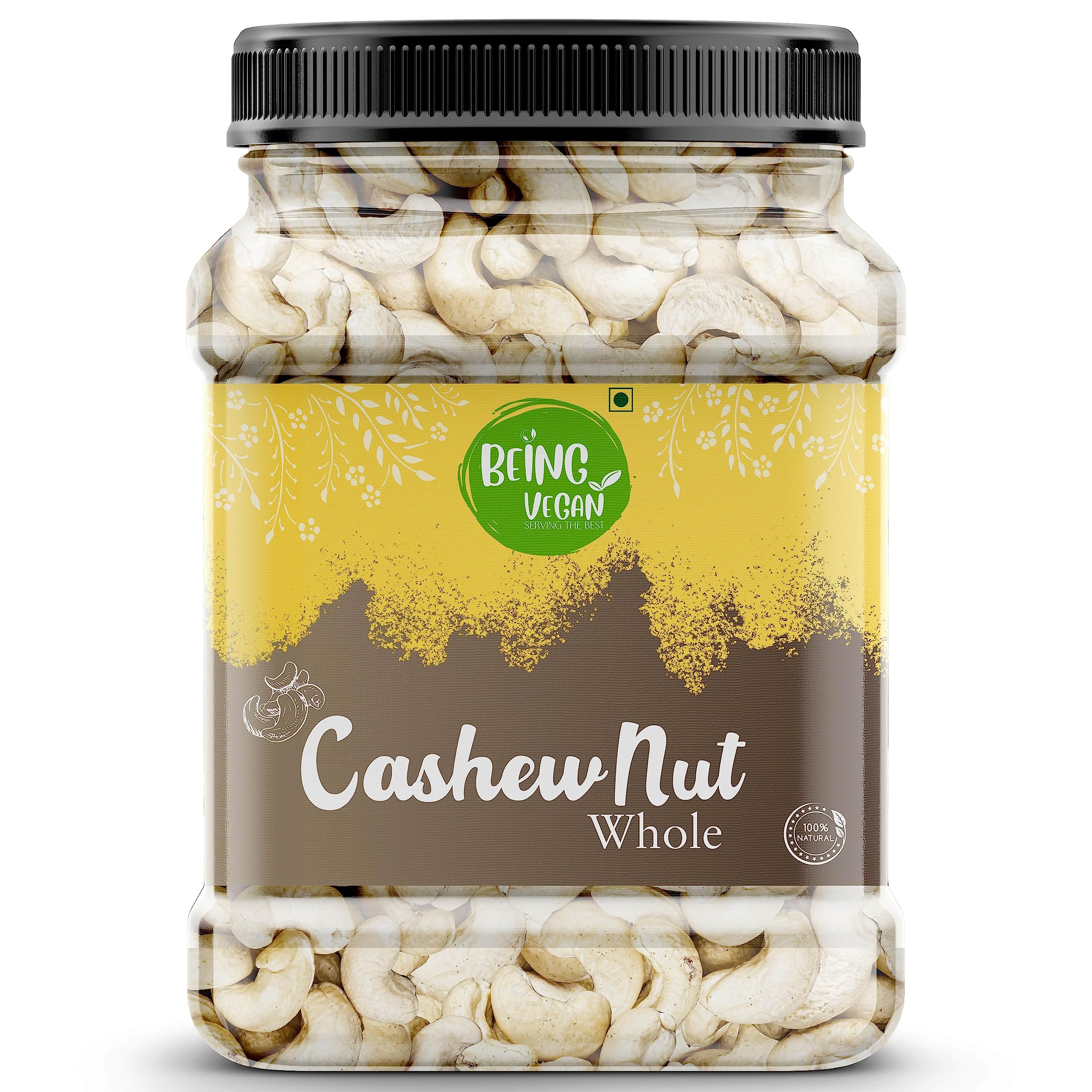BEING VEGAN 100% Natural Premium W320 Cashew Nuts/Kaju | Anti-Oxidants, Rich in Protein, Nutritious (250 g) (B0C85LZTK5) Amazon Price History, Amazon Price Tracker