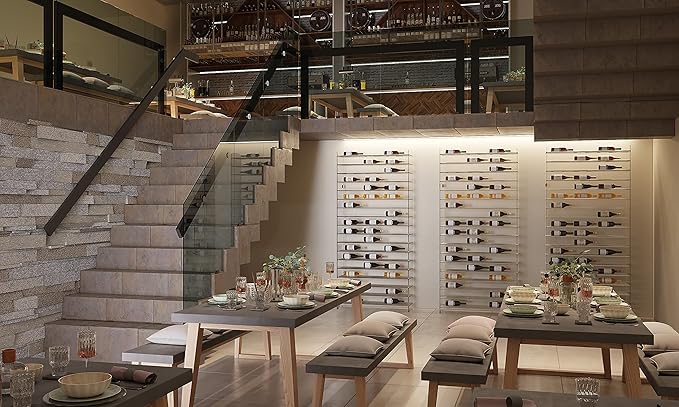 VintageView Evolution Wine Tower 72" Estante para Botellas Metal y Acrílico miniatura 4