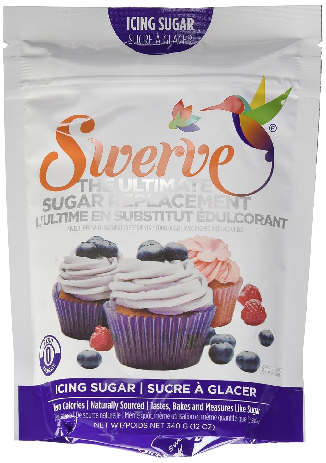 SWERVE Erythritol Sugar Icing, 340 GR