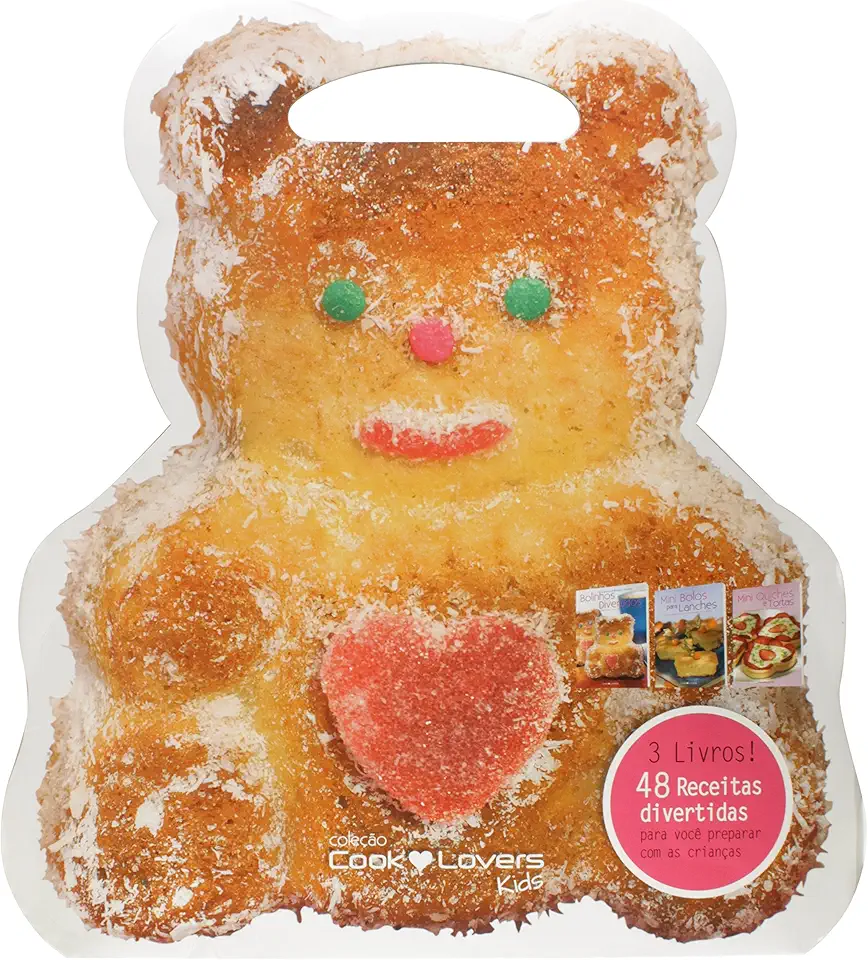 Coleção Mini Cook Lovers Kids - Bolinhos Divertidos - Mini Bolos Para Lanches - Mini Quiches E Tortas