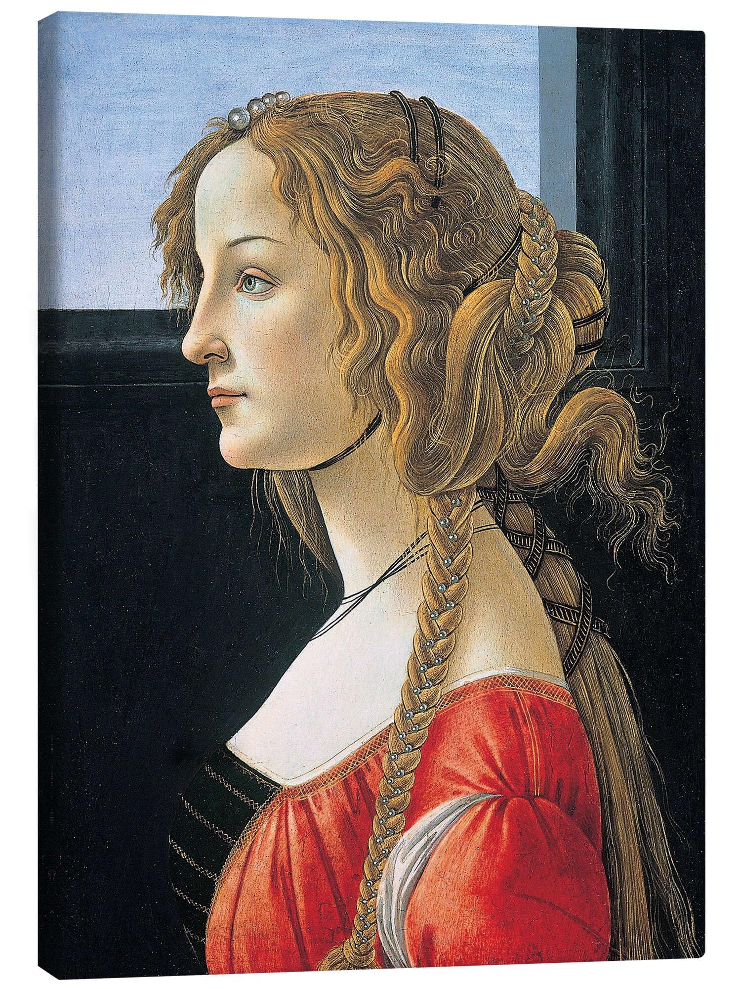 Portrait of a Woman, 1476-1480 Obraz na płótnie