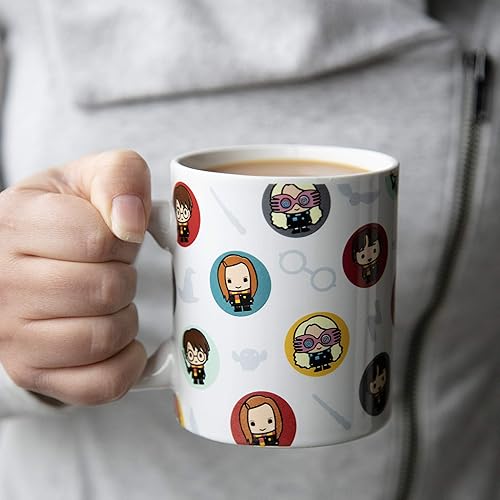 Miniatura 5 de Harry Potter Taza de café, 11 onzas, diseño de personaje Chibi, con licencia oficial, gran regalo para niños, adolescentes y adultos que aman los