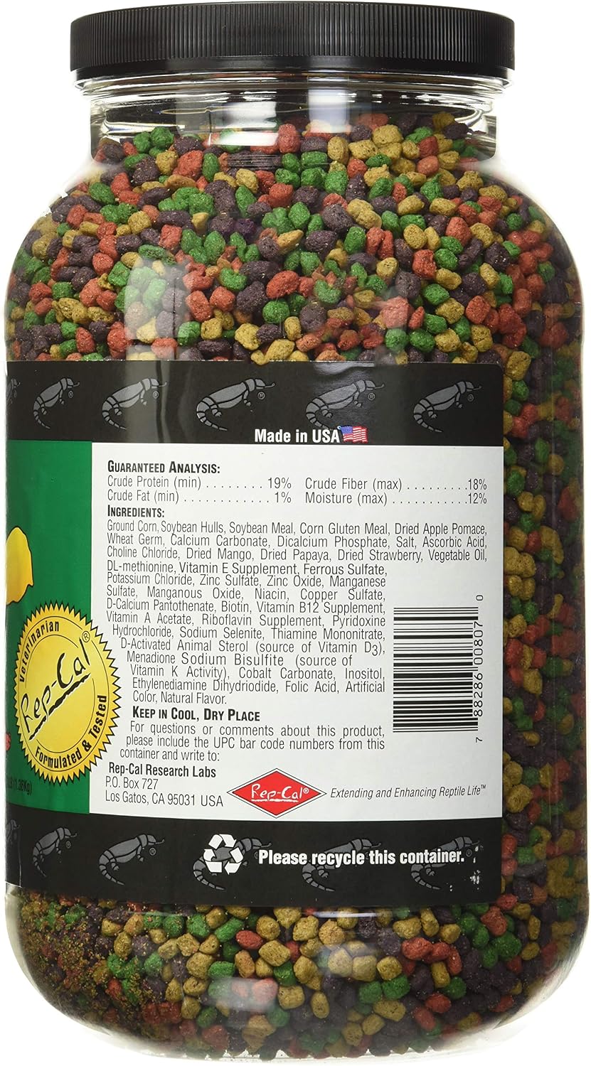 Rep-Cal Srp00807 Tortoise Food, 3-Pound