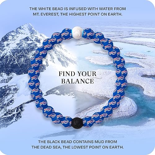 Miniatura 334 de Lokai NFL Football Collection - Pulseras de cuentas para hombres y mujeres, joyería de silicona, pulsera de moda para un ajuste cómodo