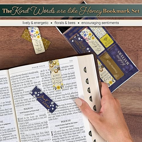 Miniatura 21 de Christian Art Gifts - Conjunto de marcapáginas magnéticos Lift Up Your Hands, 6 unidades Escénica #1