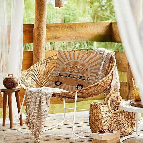 Miniatura 3 de Ayxvt Here Comes The Sun - Funda de almohada reversible para el hogar, sala de estar, habitación de niñas, regalos para mujeres, adolescentes,