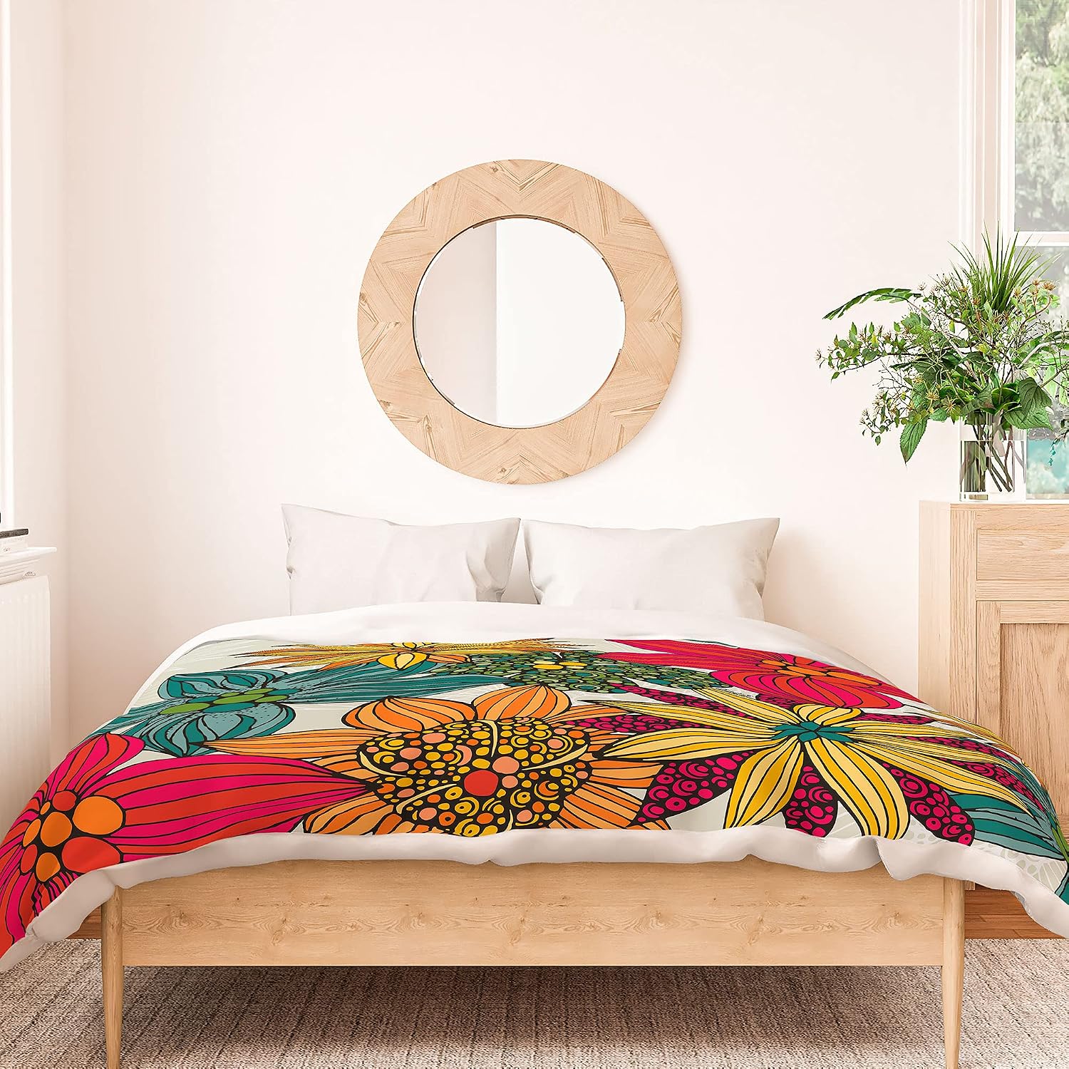 Deny Designs Cotton Duvet, Valentina Ramos Phoebe, Queen
