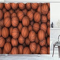 Vista 6 de Ambesonne Cortina para regadera náutica con palmeras