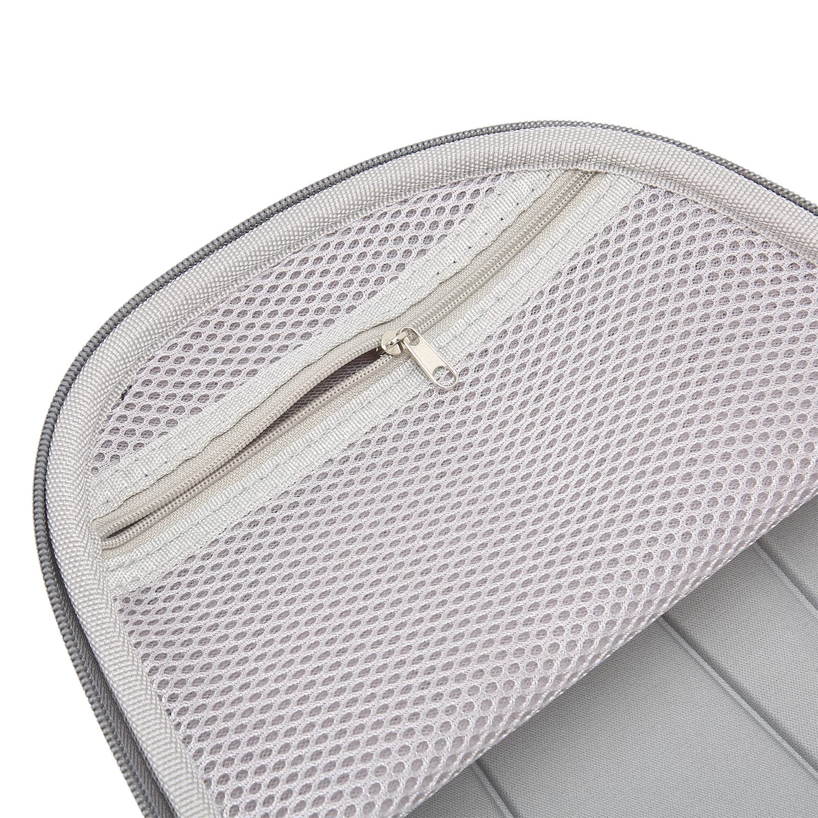 Bolsa de Almacenamiento de Viaje para PS5, Bolsa de Estuche Rígido Portátil Duradero EVA, Estuche VR de Gran Capacidad para PS5 VR2 (Gris)
