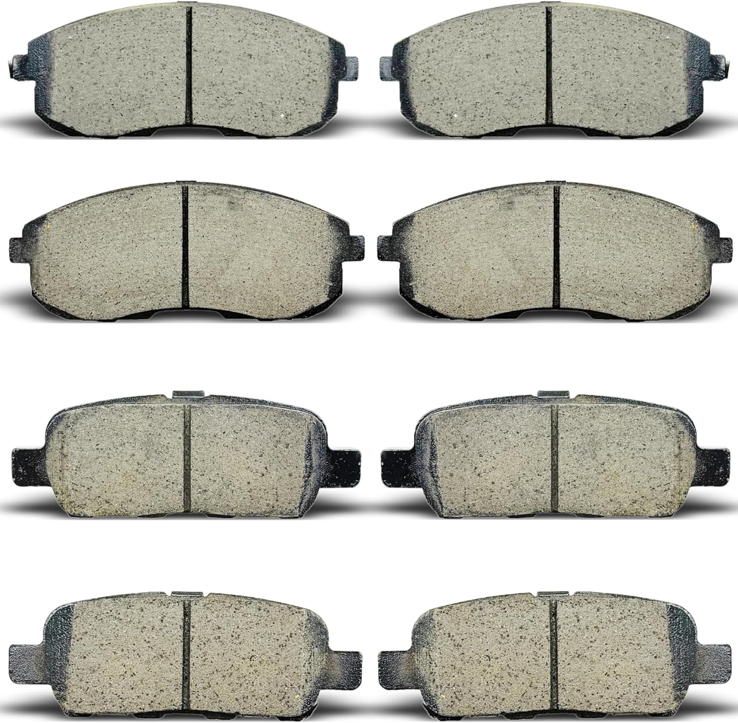 D815 D905 Front & Rear Ceramic Brake Pads - Fit Nissan 350Z (2003-2005), Altima (2002-2013), Juke (2011-2017), Sentra (2007-2018)