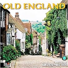 RED EMBER Old England 2026 Wall Calendar 12 Month | 12" x 24" Open | Thick & Sturdy Paper | Holiday Gift | Europe Travel Calendar 2026
