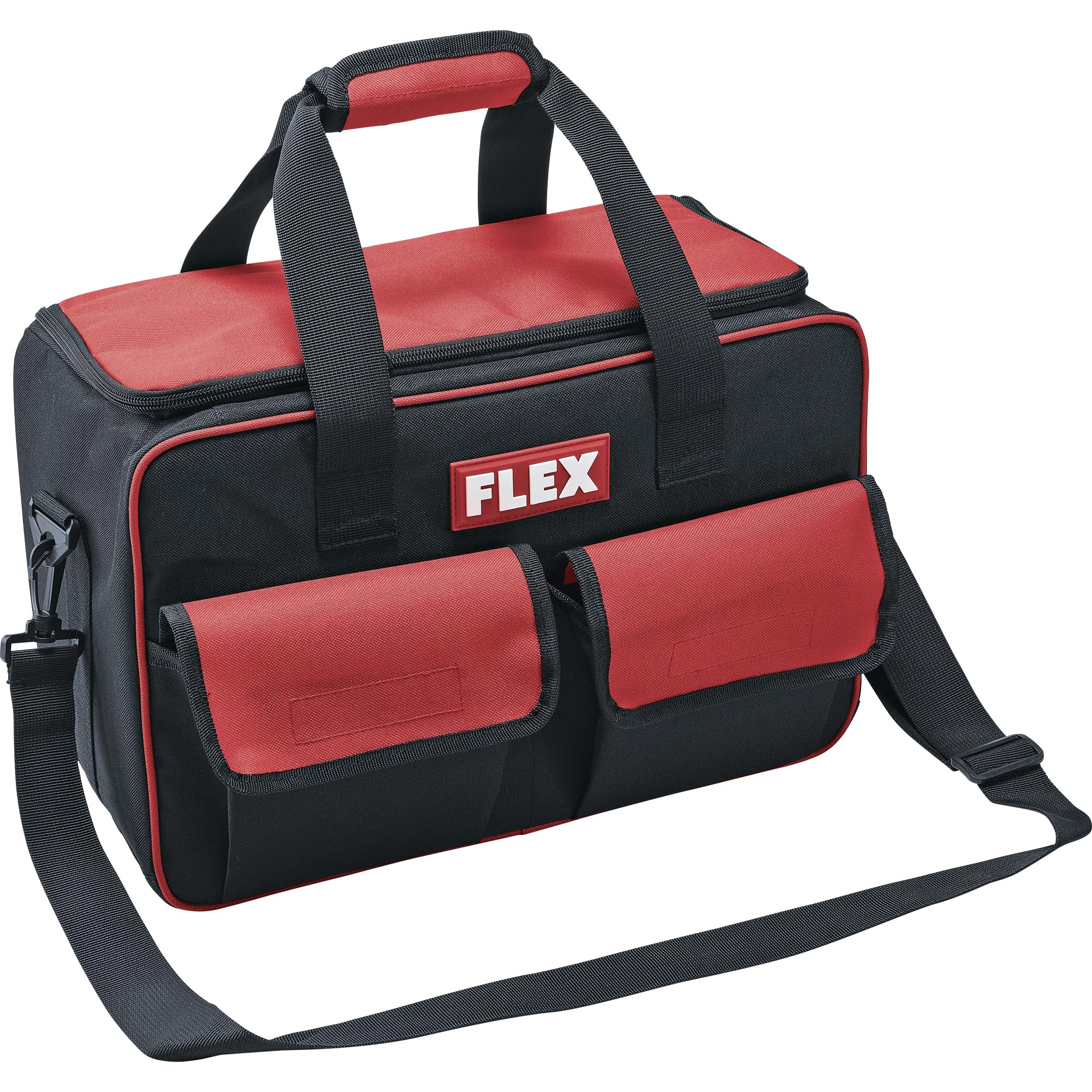 Flex Akku Winkelschleifer LBE 76 12-EC Set (schwarz/rot, LBE 76 12-EC C + CA + Akku + Tasche, 12 V, mit LED-Anzeige, ergonomisches Design, viel Stauraum, kurze Ladezeiten) 535121