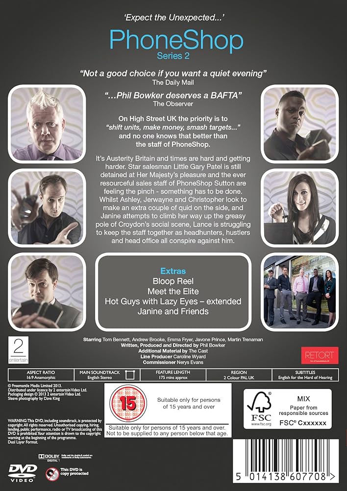 (未使用･未開封品)　PhoneShop (Series 1&amp;2) - 2-DVD Box Set ( Phone Shop - Series One and Two ) [ NON-USA FORMAT PAL Reg.2 Import - United Kingdom ] vf3p617 Amazon.com: PhoneShop (Series 1&2) - 2-DVD Box Set ( Phone