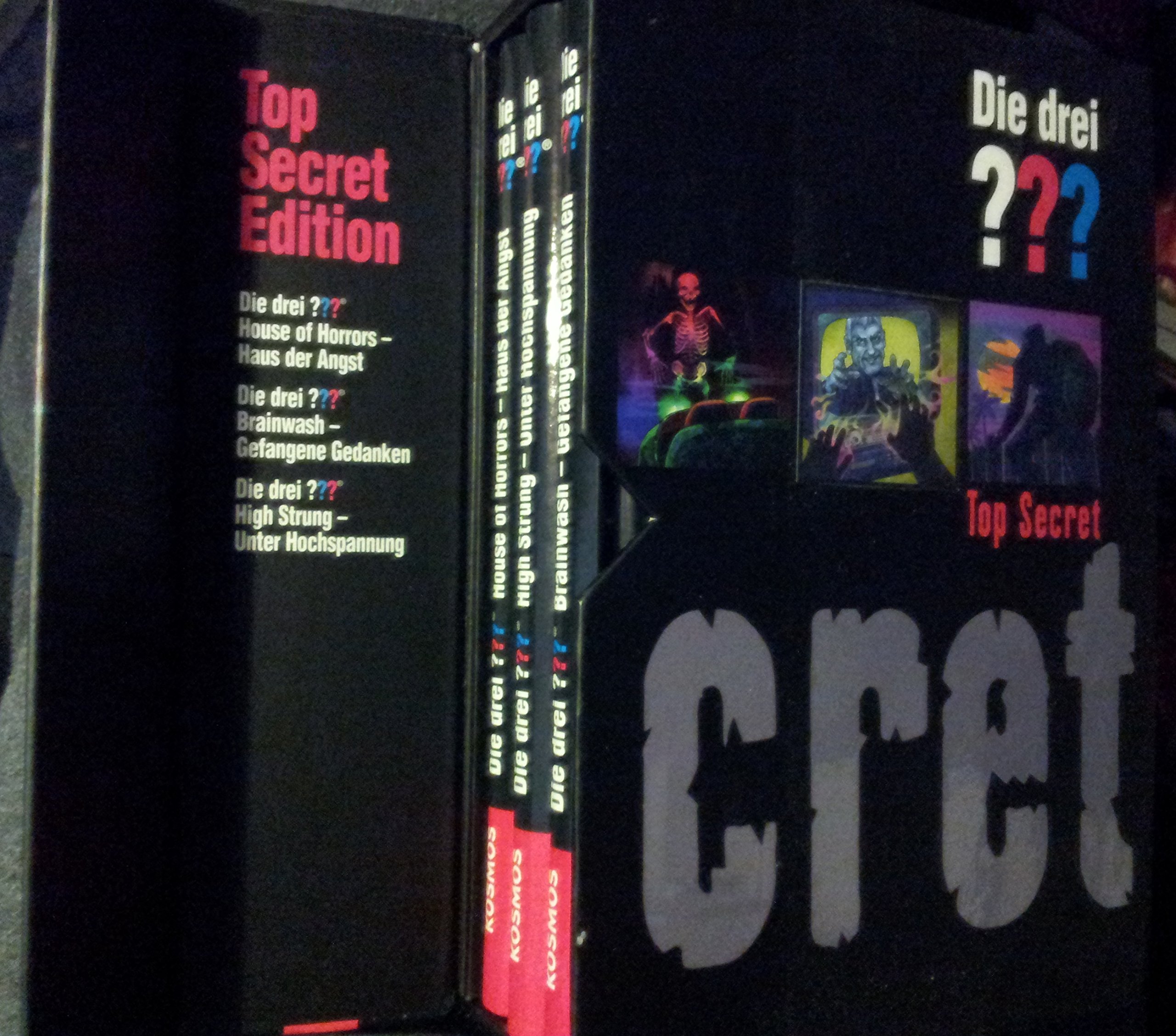 Die drei ??? Top Secret Edition: House of Horrors - Haus der Angst, Brainwash - Gefangene Gedanken, , High Strung - Unter Hochspannung