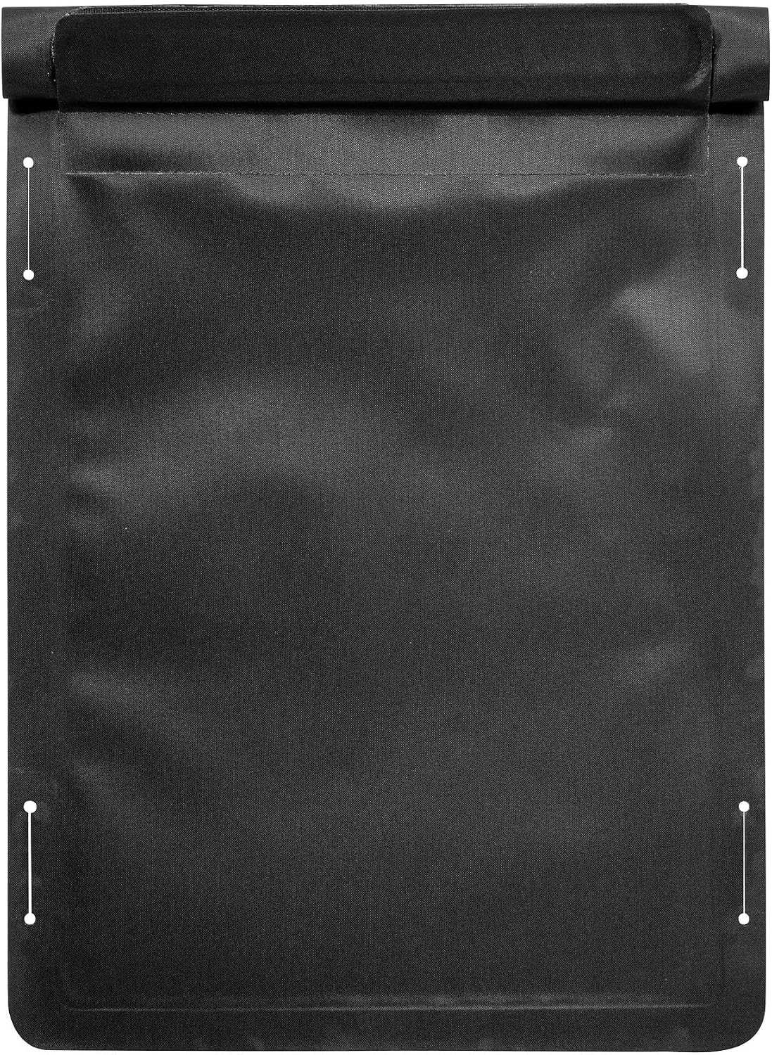 Tatonka WP Dry Bag A5 - Waterproof Case for Tables and E-Readers - with Viewing Window for Operating Touch Displays - Waterproof According to IPX7 Standard - 26 x 19 cm (Black)