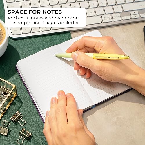 Miniatura 4 de Clever Fox Libro de contraseñas de 2 edición pequeño  Guardacontraseñas de bolsillo con pestañas alfabéticas laminadas  Cuaderno de direcciones de