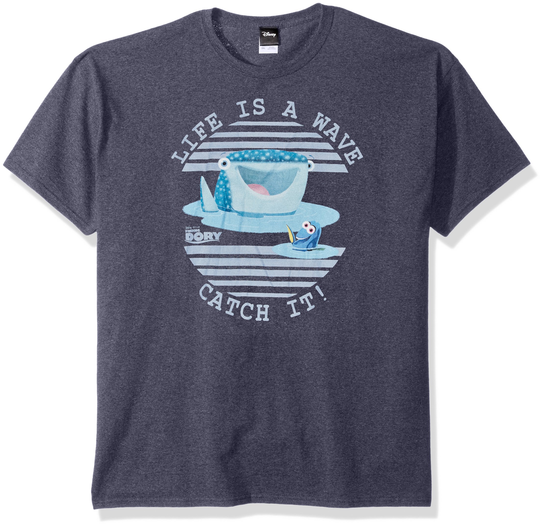 DisneyMen's Finding Dory Life's A Wave Catch It Graphic T-shirt Shirt