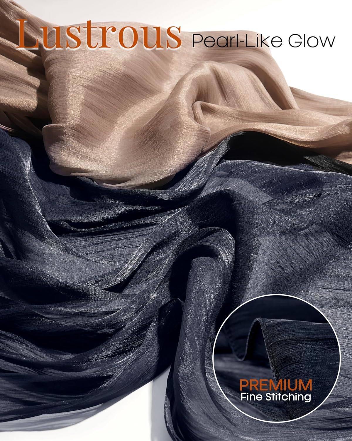 FURTALK Shawls and Wraps for Evening Dresses Sparkly Soft Wedding Party Bridesmaid Scarves for Women - Image 3