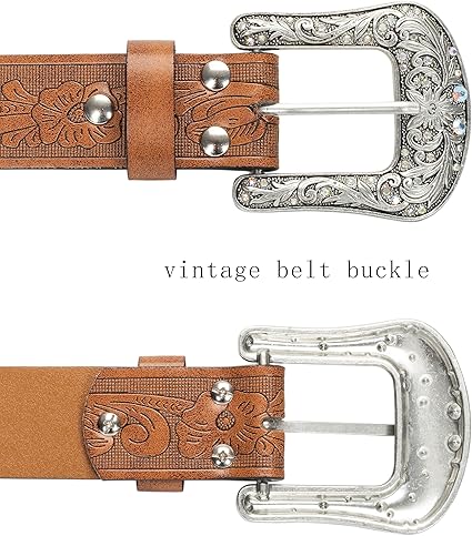 Western Riemen Voor Vrouwen - Vintage Western Design Dames Cowgirl Taille Riem Voor Broek Jeans Jurken B