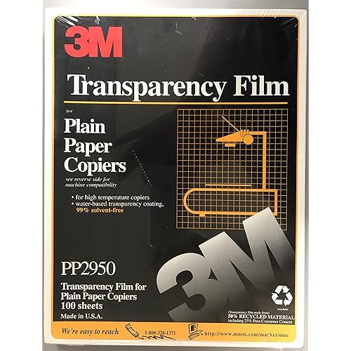 3M High Temperature Copier Transparency Film (PP2950)