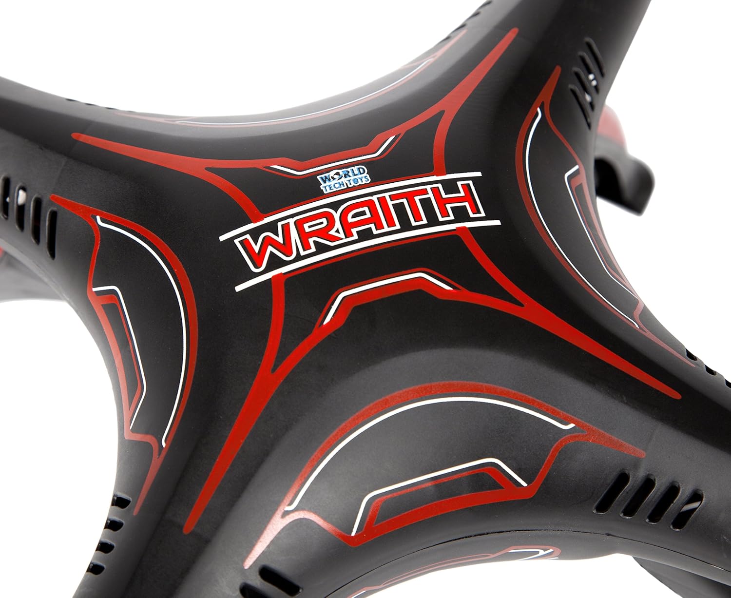 World Tech Toys Wraith Spy Drone Picture/Video Hi-Def 1080p Camera RC Drone, Black