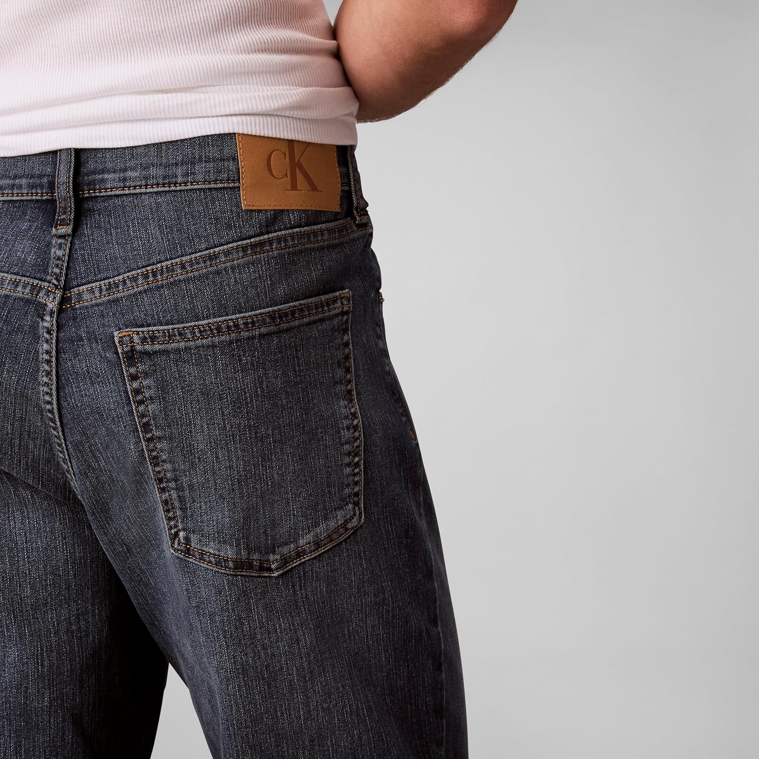 Calvin Klein Men's Straight High Stretch Jeans image 5