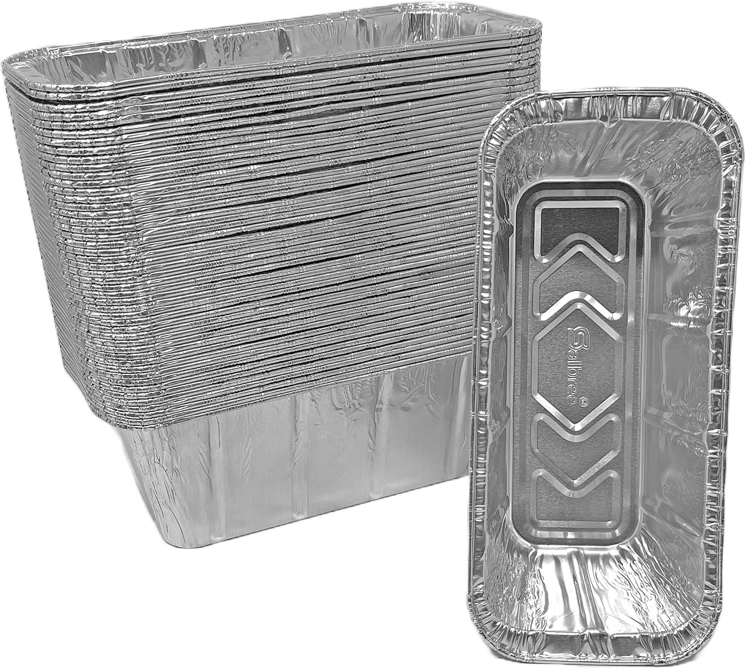 48 Grease Cup Liners for Drip Pan Catcher Compatible with Blackstone Griddles Accessories All Rear Grease Discharge for 36 in, 28 in, 22 in & 17 inches Made of Heavy Duty Aluminum Foil Trays (48 Pack)