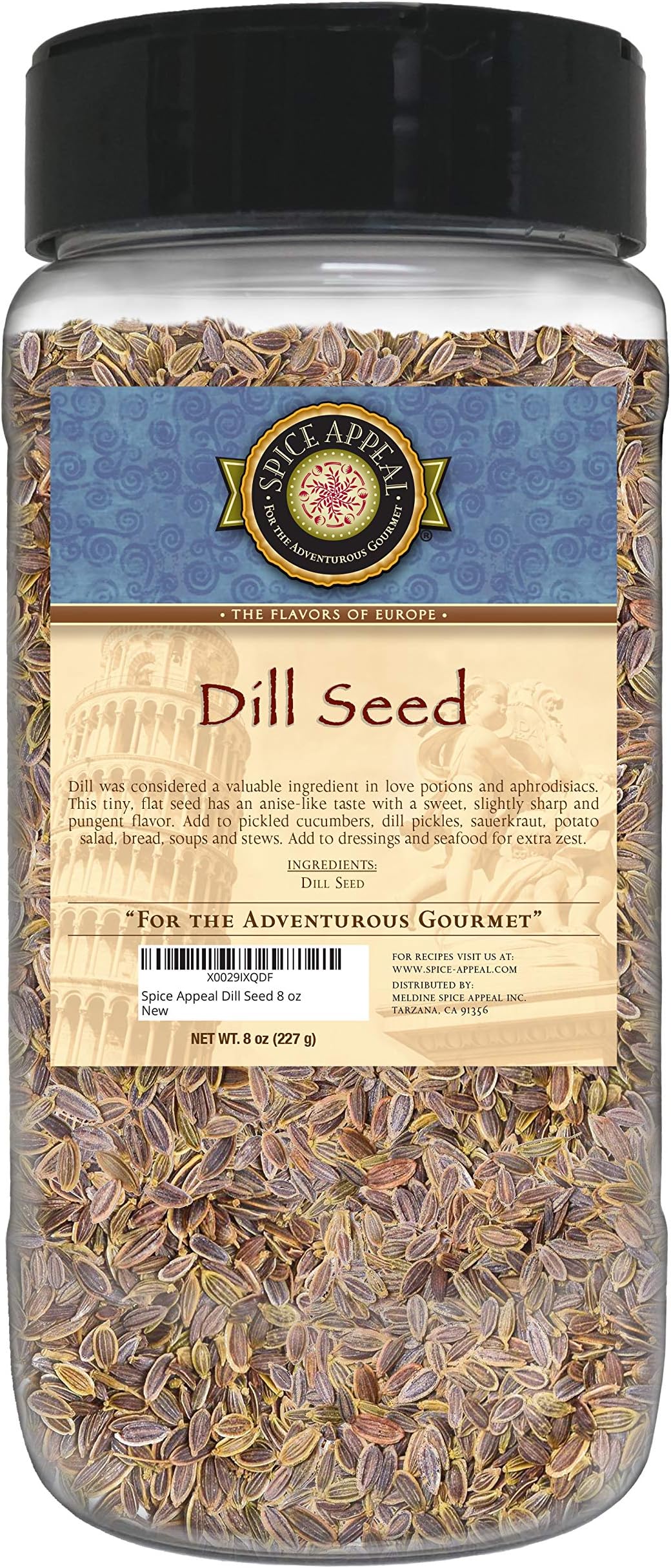 Spice Appeal Dill Seed 8 oz