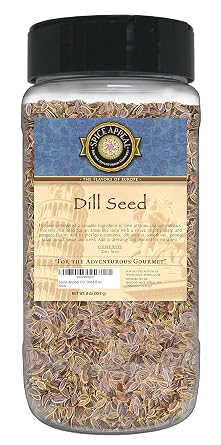 Spice Appeal Whole Dill Seed for Pickling & Baking, 8 oz Jar | Natural dill seed for pickling cucumbers, rye bread, potato salad, and homemade seasoning blends - kitchen pantry staple