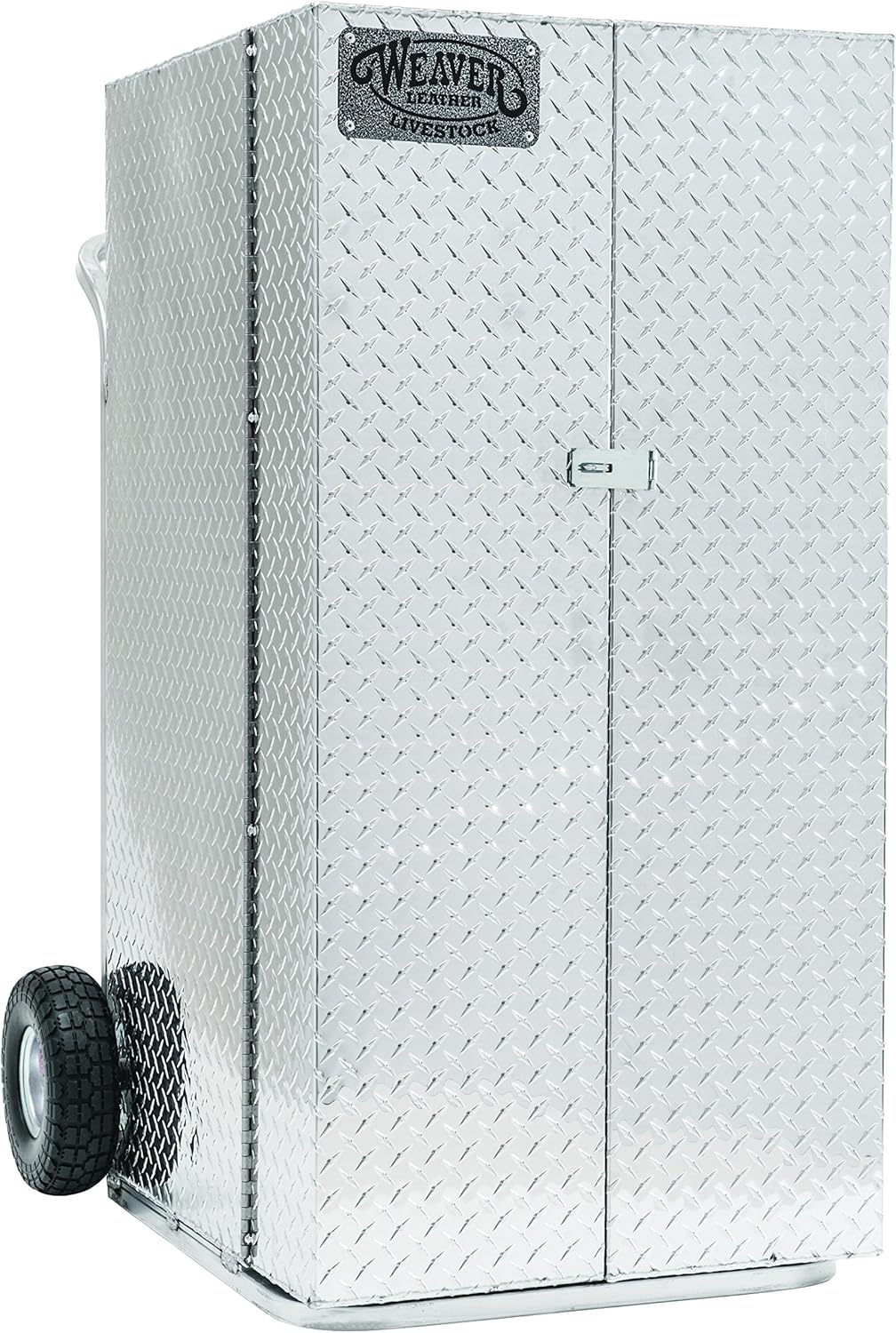 Weaver Leather Livestock French Door Aluminum Tread Plate Show Box, 4'