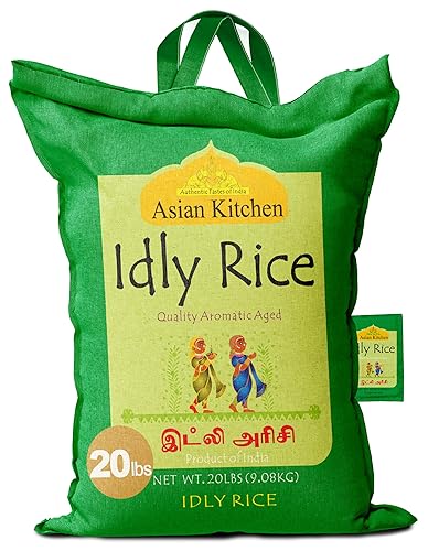 Asian Kitchen Idly (Idli) Rice 20-Pound Bag, 20lbs (9.08kg) Short